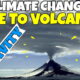 Image illustrates climate change due to volcanic activity.
