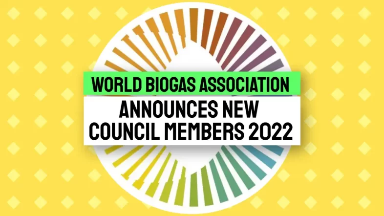 Image text: "World Biogas Association Announces New Members 2022".