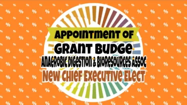 Image text: "Grant Budge new ADBA Chief Executive".