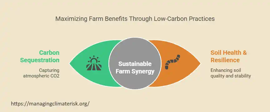 Low Carbon Farming Techniques - infographic
