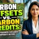 Featured image with text: "Carbon Offsets vs Carbon Credits Key Differences Explained for Corporate Buyers"